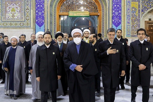 آیین بازگشایی صحن انقلاب اسلامی حرم مطهر امام رضا علیه‌السلام