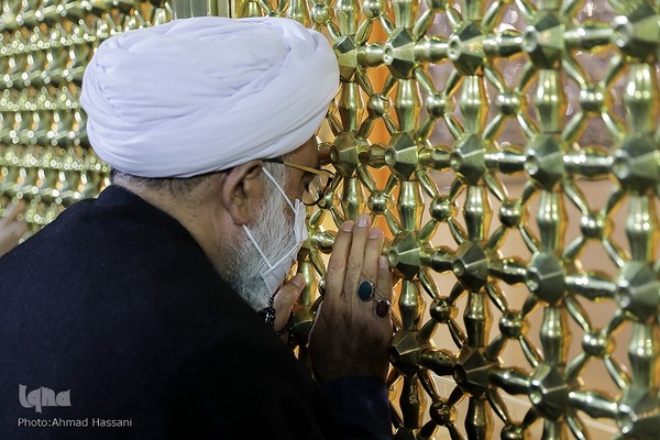 آیین بازگشایی صحن انقلاب اسلامی حرم مطهر امام رضا علیه‌السلام