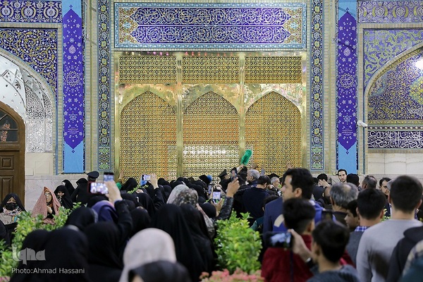 آیین بازگشایی صحن انقلاب اسلامی حرم مطهر امام رضا علیه‌السلام