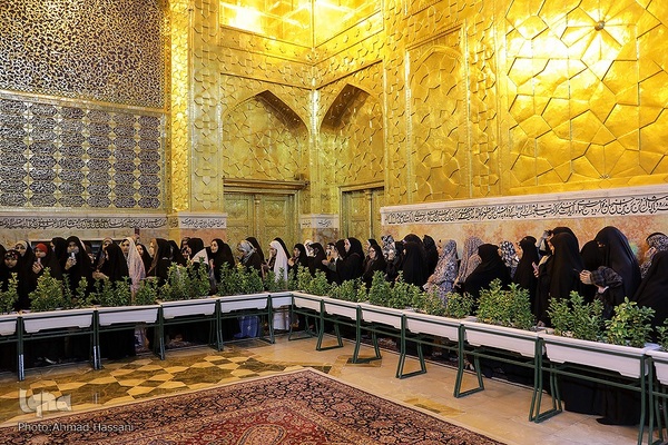 آیین بازگشایی صحن انقلاب اسلامی حرم مطهر امام رضا علیه‌السلام