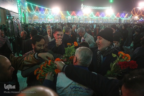 مسجد مقدس جمکران در شب نیمه شعبان