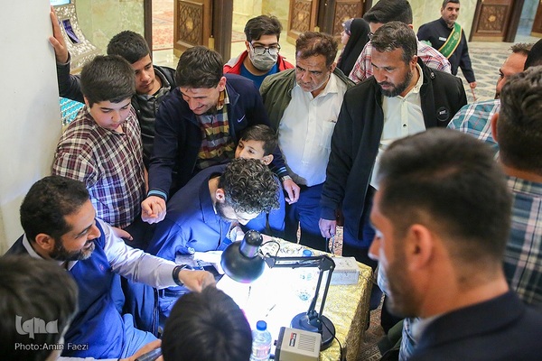 جشن نیمه شعبان در حرم مطهر شاهچراغ‎‎