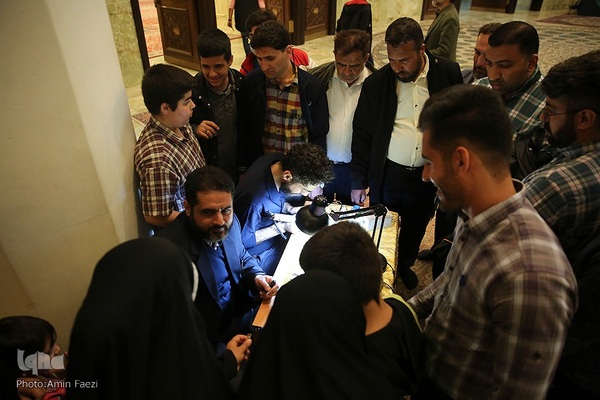 جشن نیمه شعبان در حرم مطهر شاهچراغ‎‎