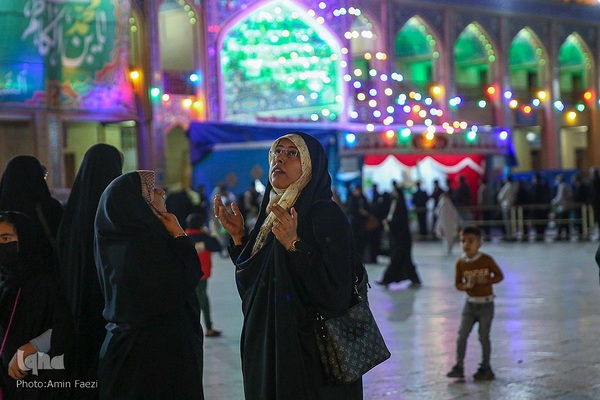 جشن نیمه شعبان در حرم مطهر شاهچراغ‎‎
