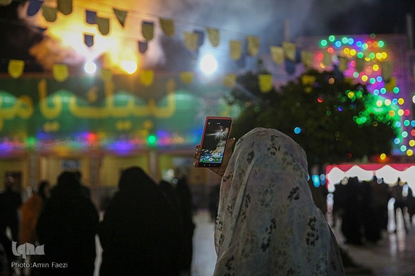 جشن نیمه شعبان در حرم مطهر شاهچراغ‎‎