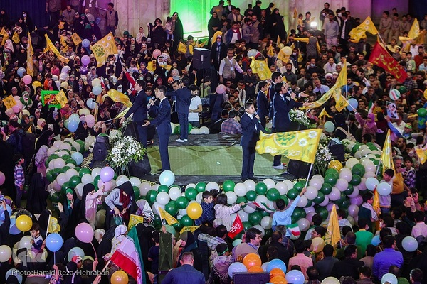 جشن بزرگ به عشق مهدی در مصلی تهران