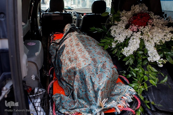 مراسم تشییع استاد سید عبدالله انوار