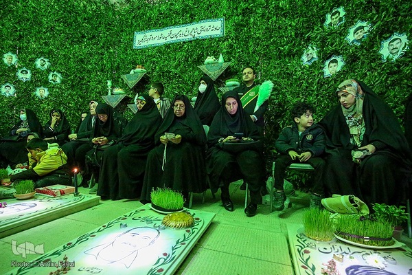 تحویل سال نو در حرم شاهچراغ(ع)