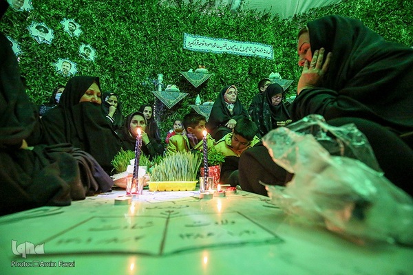 تحویل سال نو در حرم شاهچراغ(ع)