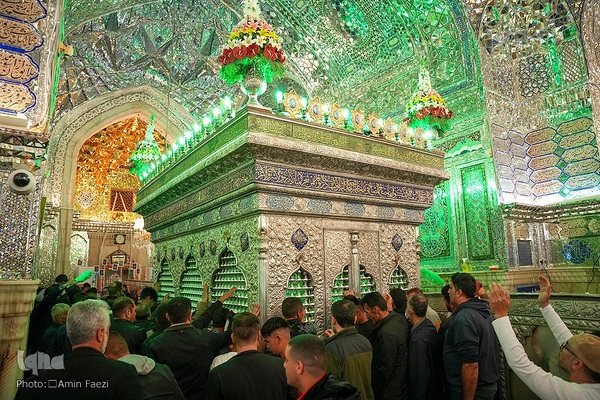 تحویل سال نو در حرم شاهچراغ(ع)