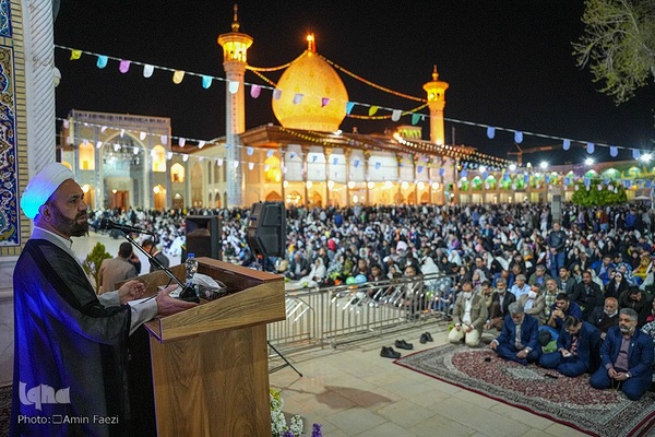 تحویل سال نو در حرم شاهچراغ(ع)