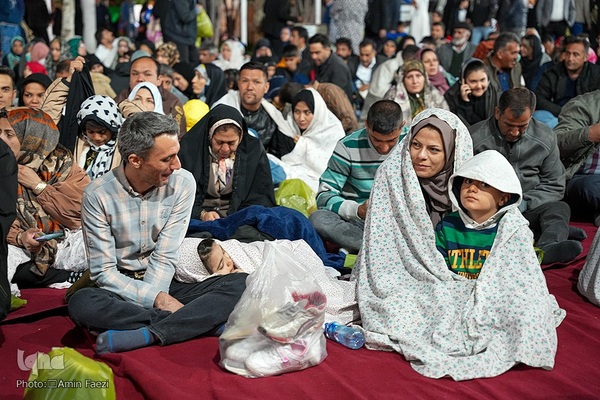 تحویل سال نو در حرم شاهچراغ(ع)