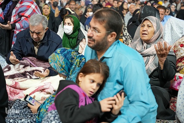 تحویل سال نو در حرم شاهچراغ(ع)