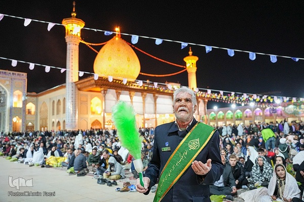 تحویل سال نو در حرم شاهچراغ(ع)