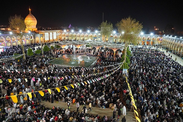 تحویل سال نو در حرم شاهچراغ(ع)