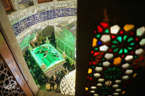 تحویل سال نو در حرم شاهچراغ(ع)