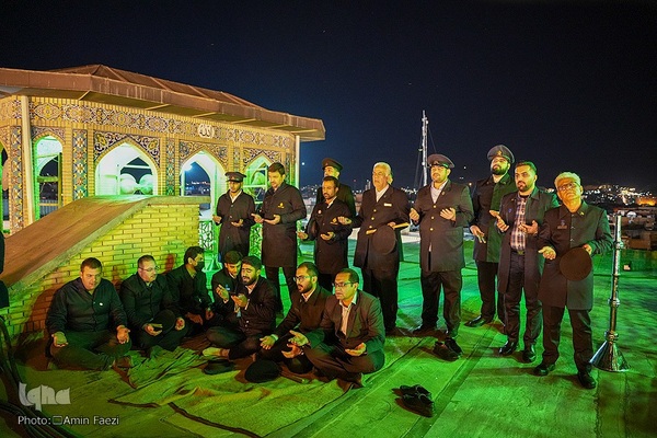 تحویل سال نو در حرم شاهچراغ(ع)