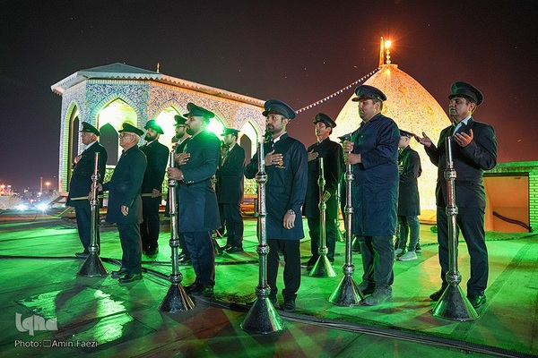 تحویل سال نو در حرم شاهچراغ(ع)