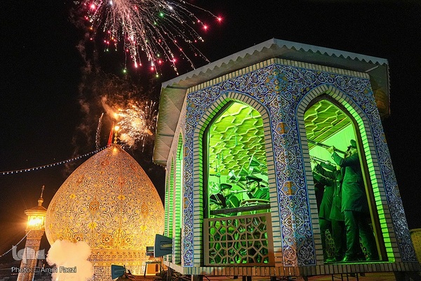تحویل سال نو در حرم شاهچراغ(ع)