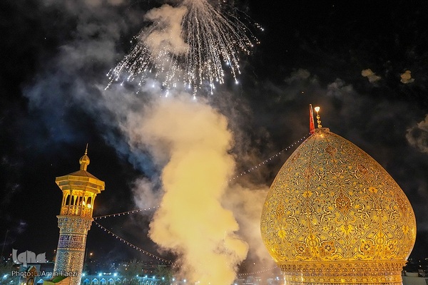 تحویل سال نو در حرم شاهچراغ(ع)