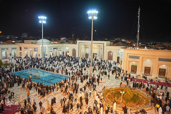 تحویل سال نو در حرم شاهچراغ(ع)