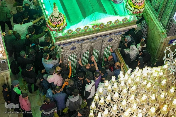 تحویل سال نو در حرم شاهچراغ(ع)