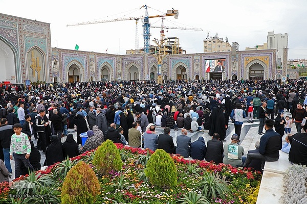 حضور و سخنرانی در اجتماع زائران و مجاوران حرم مطهر رضوی