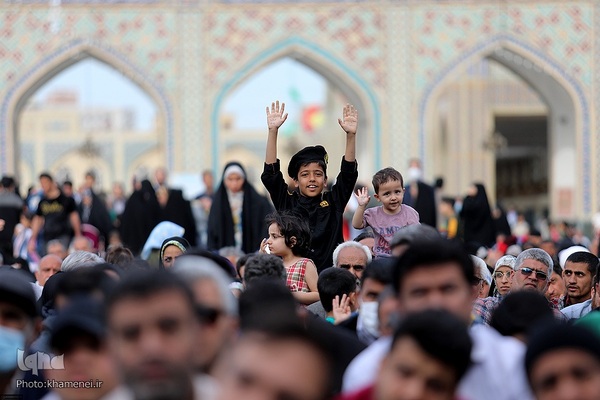 حضور و سخنرانی در اجتماع زائران و مجاوران حرم مطهر رضوی