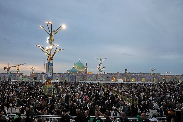 حضور و سخنرانی در اجتماع زائران و مجاوران حرم مطهر رضوی