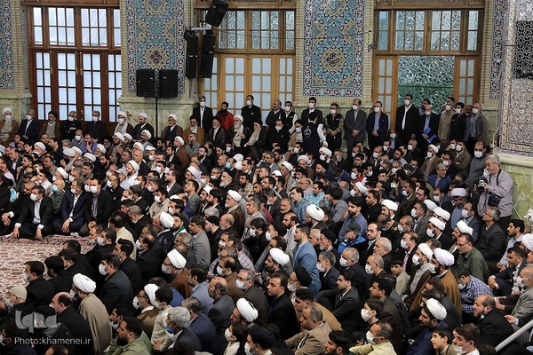 حضور و سخنرانی در اجتماع زائران و مجاوران حرم مطهر رضوی