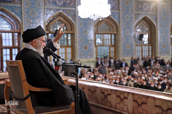 حضور و سخنرانی در اجتماع زائران و مجاوران حرم مطهر رضوی