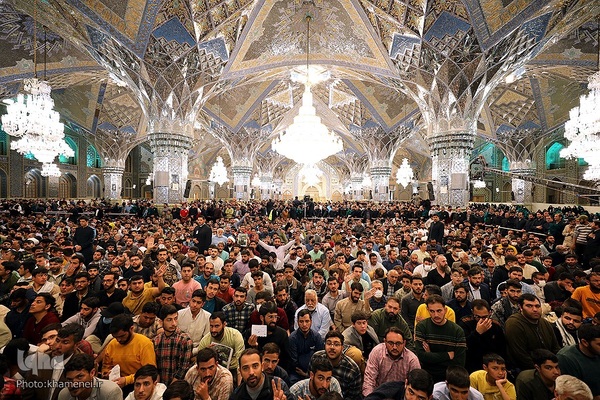 حضور و سخنرانی در اجتماع زائران و مجاوران حرم مطهر رضوی