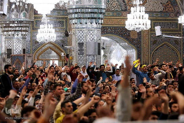 حضور و سخنرانی در اجتماع زائران و مجاوران حرم مطهر رضوی