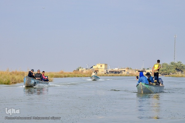 پیوند آب و آسمان در تالاب شادگان