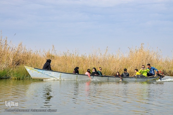پیوند آب و آسمان در تالاب شادگان