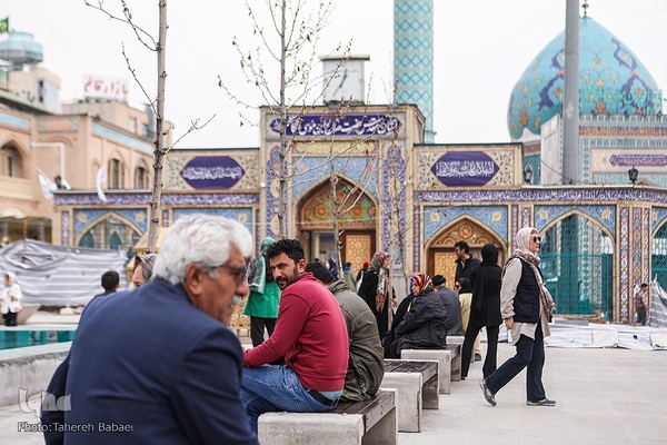 حرم امامزاده صالح(ع) در تعطیلات نوروزی
