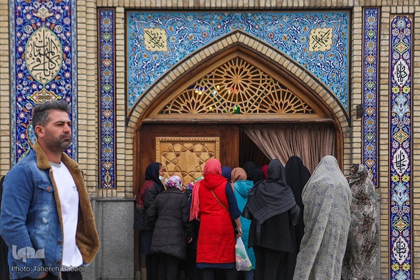 حرم امامزاده صالح(ع) در تعطیلات نوروزی