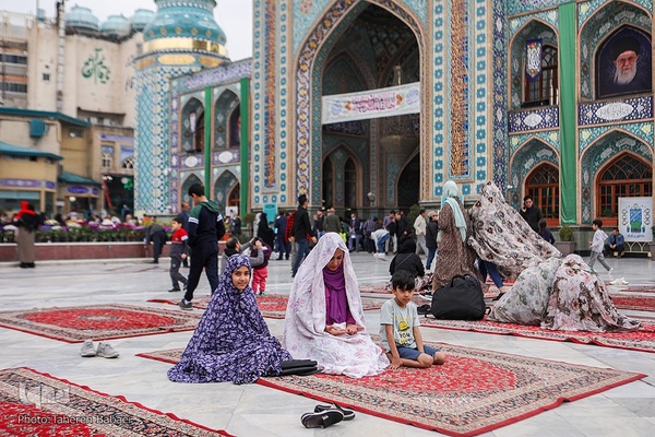 حرم امامزاده صالح(ع) در تعطیلات نوروزی