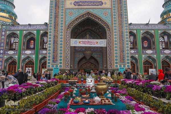 حرم امامزاده صالح(ع) در تعطیلات نوروزی