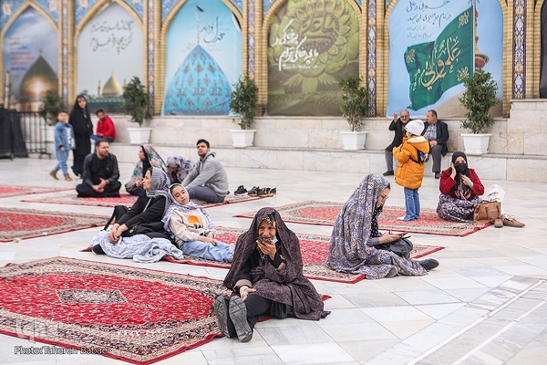 حرم امامزاده صالح(ع) در تعطیلات نوروزی