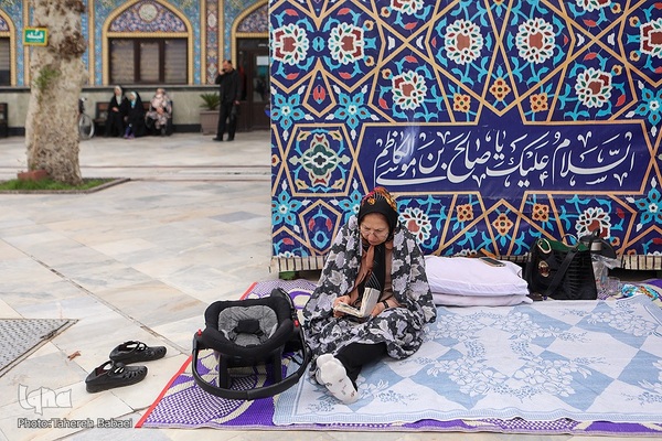 حرم امامزاده صالح(ع) در تعطیلات نوروزی