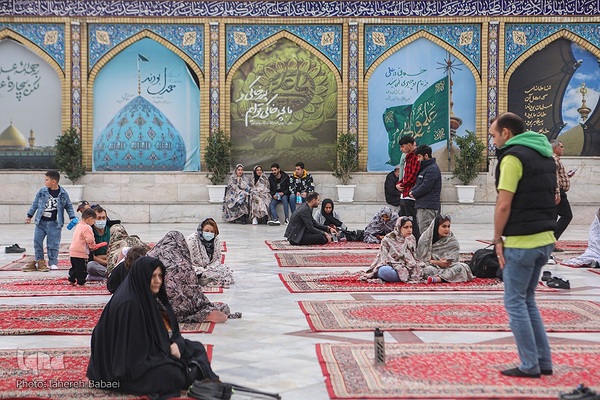 حرم امامزاده صالح(ع) در تعطیلات نوروزی