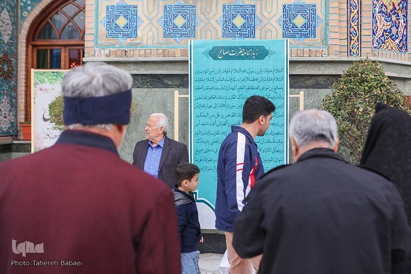 حرم امامزاده صالح(ع) در تعطیلات نوروزی