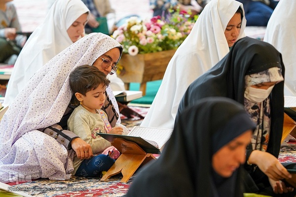 آغاز محفل جزءخوانی قرآن ماه رمضان
