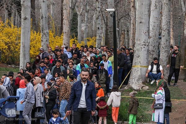 کاخ سعد آباد در ایام نوروز