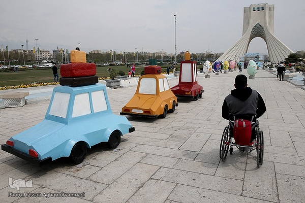 برج آزادی میزبان مسافران نوروزی