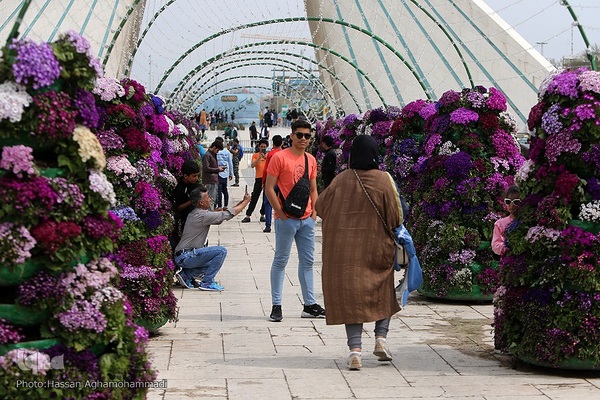 برج آزادی میزبان مسافران نوروزی