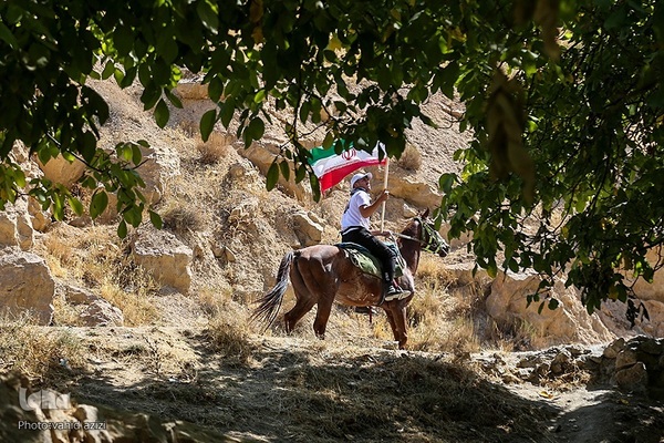 کاروان سوارکاران خراسان شمالی به سوی مشهد مقدس