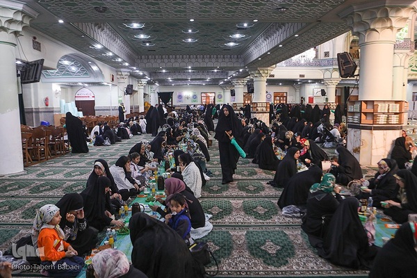 سفره افطار 2هزار نفری در شب ولادت امام حسن مجتبی (ع)