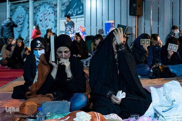 مراسم احیای شب نوزدهم ماه مبارک رمضان در هیئت انصارالامام رزمندگان كرج‎